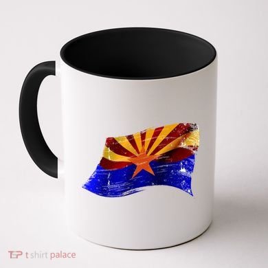 Arizona Grunge Flag Coffee Mug