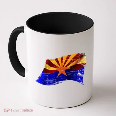 Arizona Grunge Flag Coffee Mug