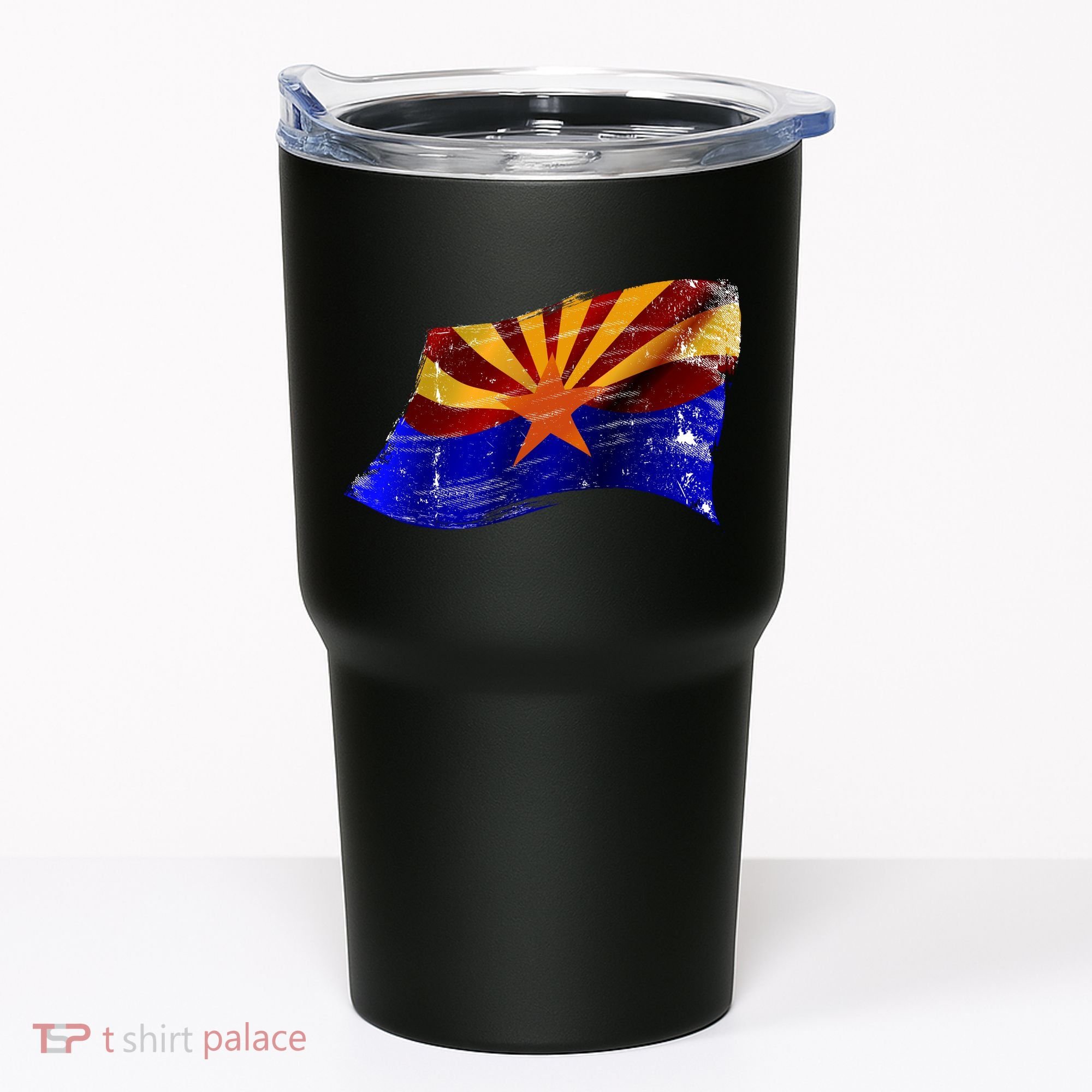 Arizona Grunge Flag Tumbler