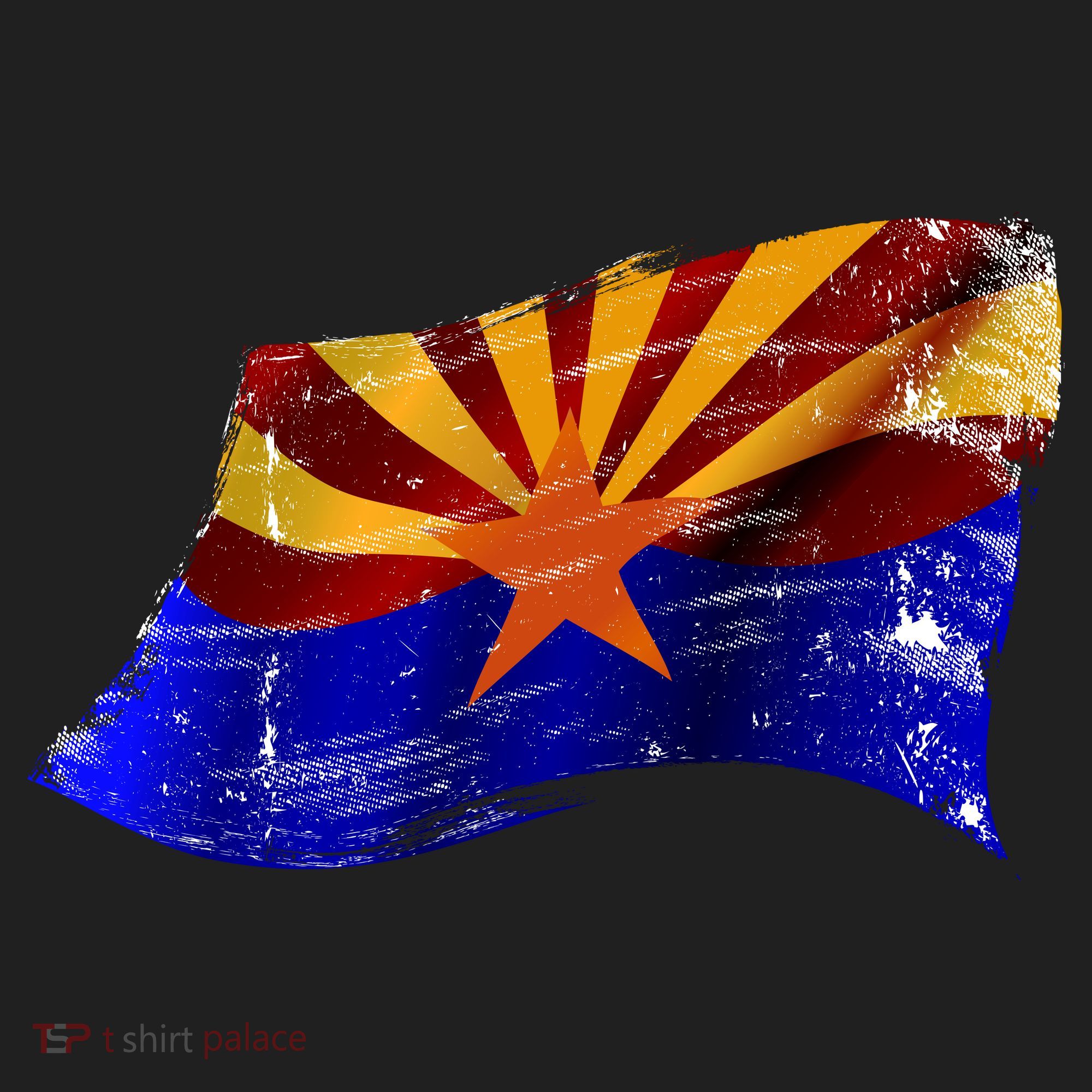 Arizona Grunge Flag Tumbler