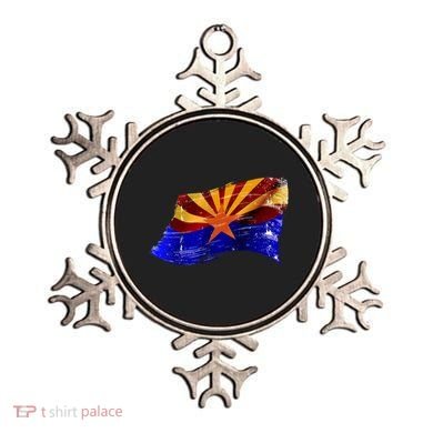 Arizona Grunge Flag Ornament