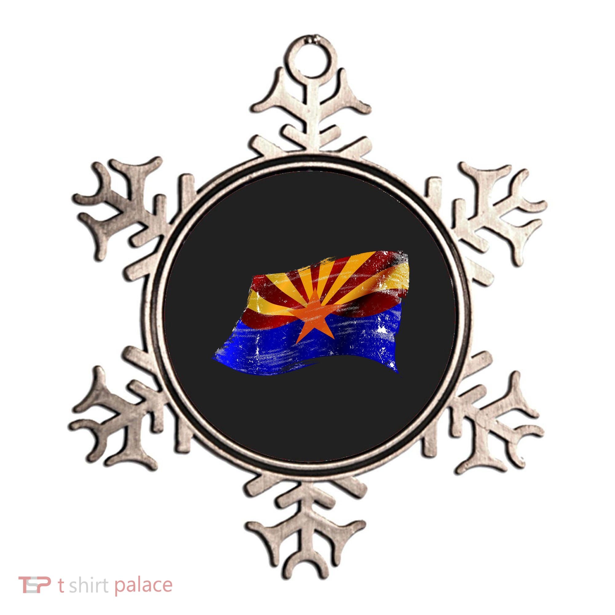 Arizona Grunge Flag Ornament