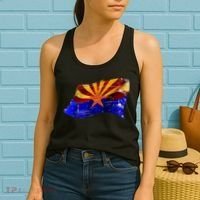 Arizona Grunge Flag Women's Tank Top thumb 2