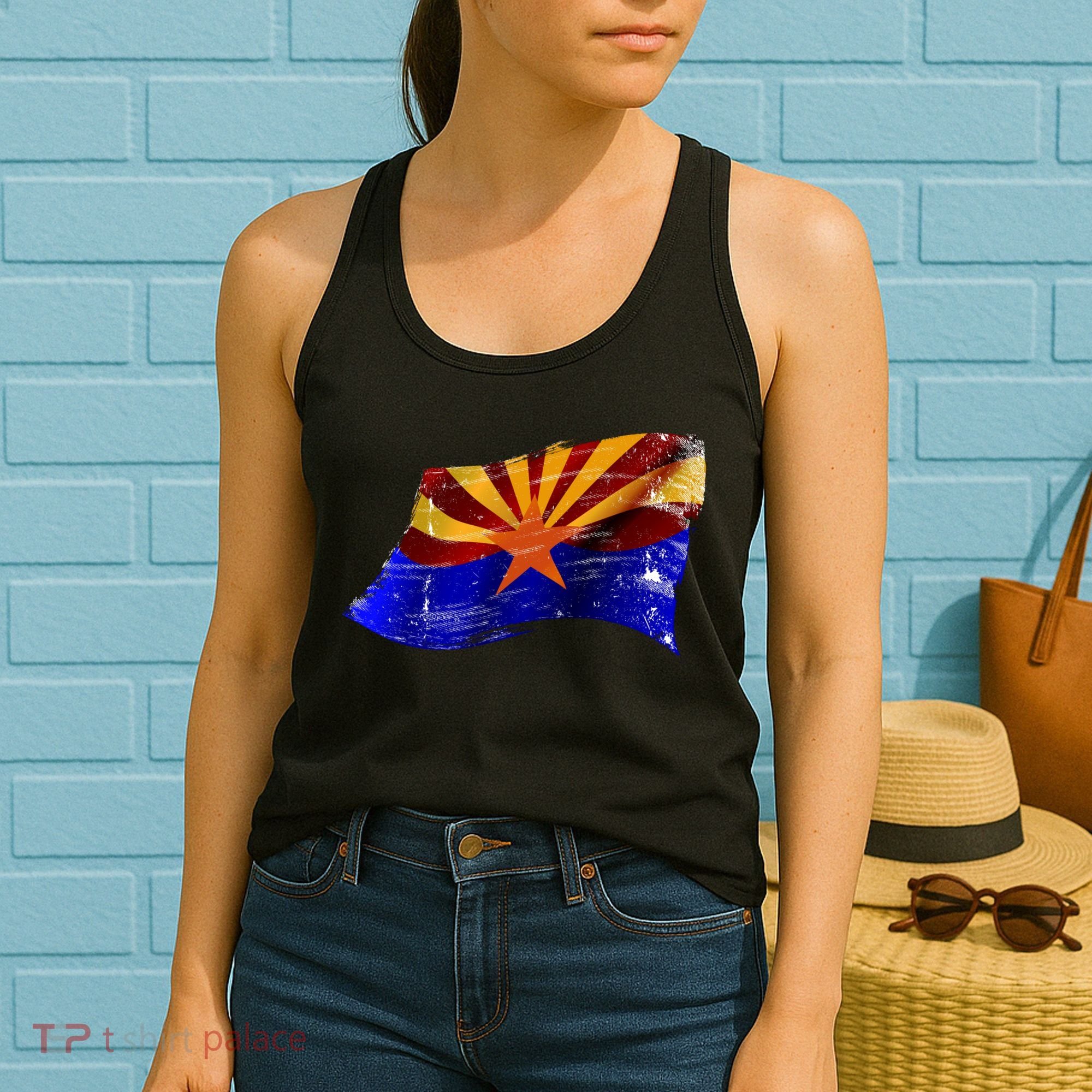 Arizona Grunge Flag Women's Tank Top