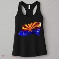 Arizona Grunge Flag Women's Tank Top thumb 3