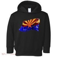 Arizona Grunge Flag Toddler Hoodie thumb 0