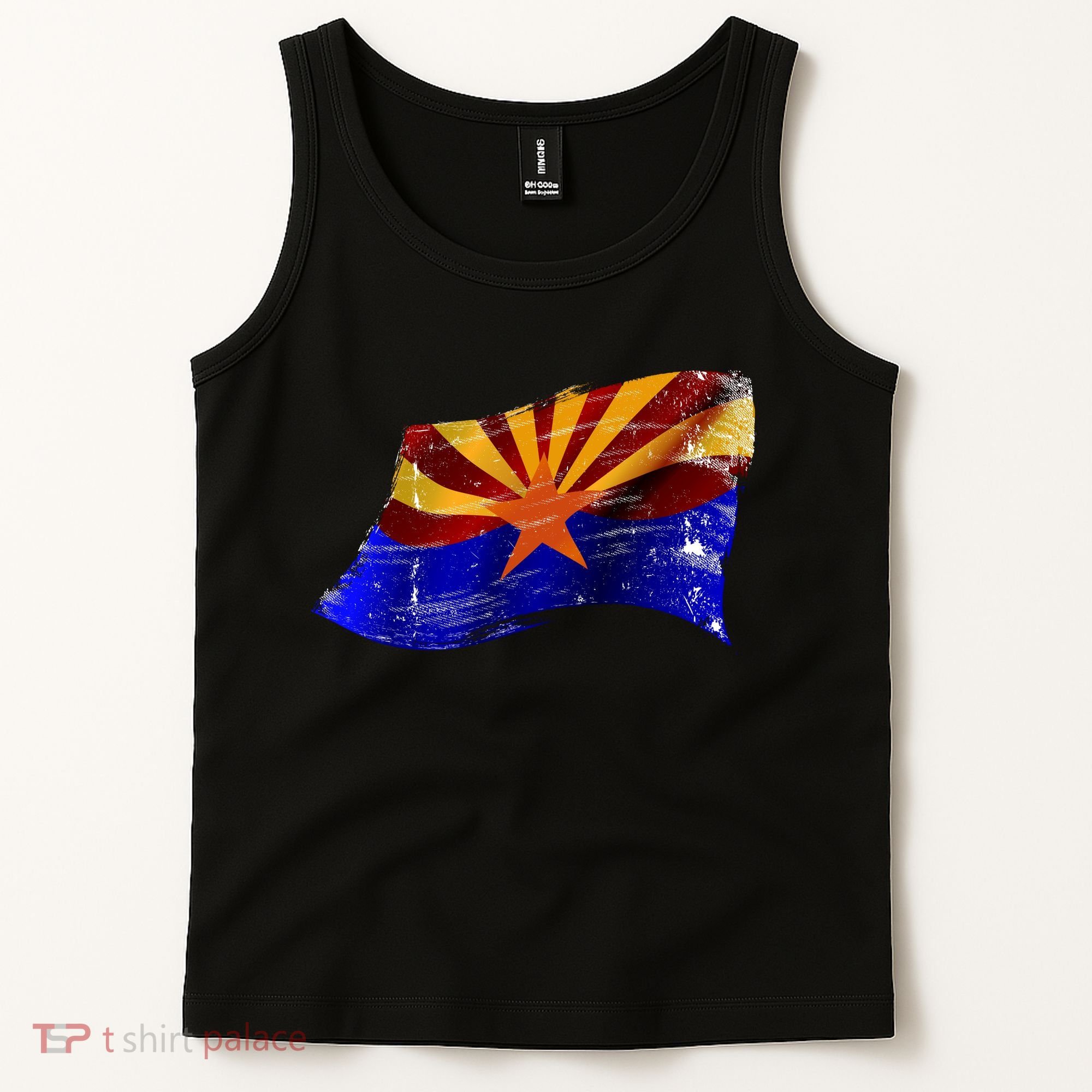 Arizona Grunge Flag Tank Top