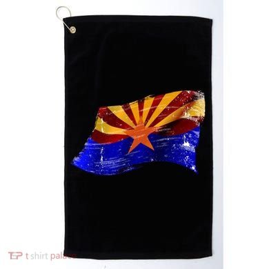 Arizona Grunge Flag Golf Towel