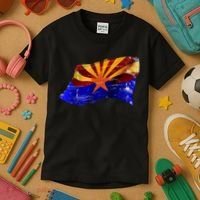 Arizona Grunge Flag Kids T-Shirt thumb 3
