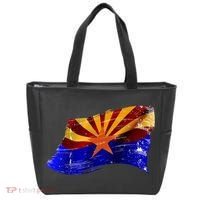 Arizona Grunge Flag Tote Bag thumb 0