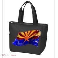 Arizona Grunge Flag Tote Bag thumb 3