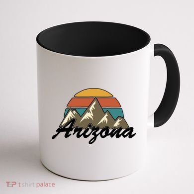 Arizona Retro AZ Mountain Coffee Mug back