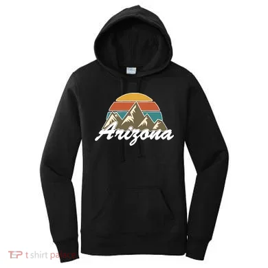 Arizona Retro AZ Mountain Women's Hoodie