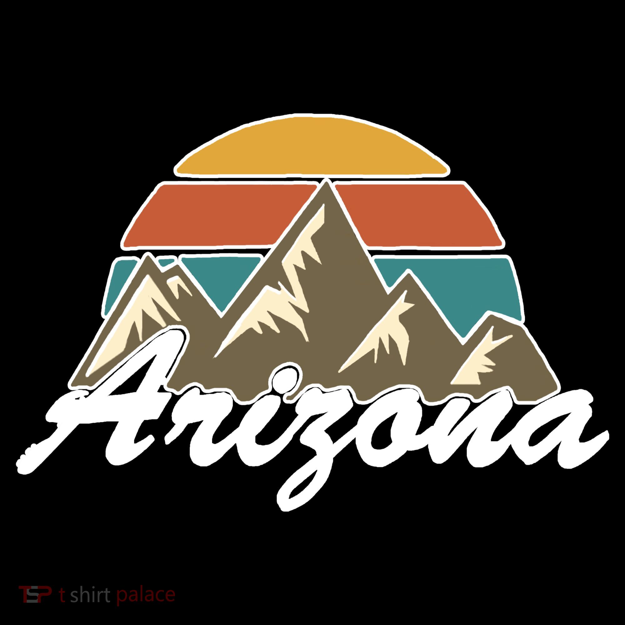 Arizona Retro AZ Mountain Women's Hoodie