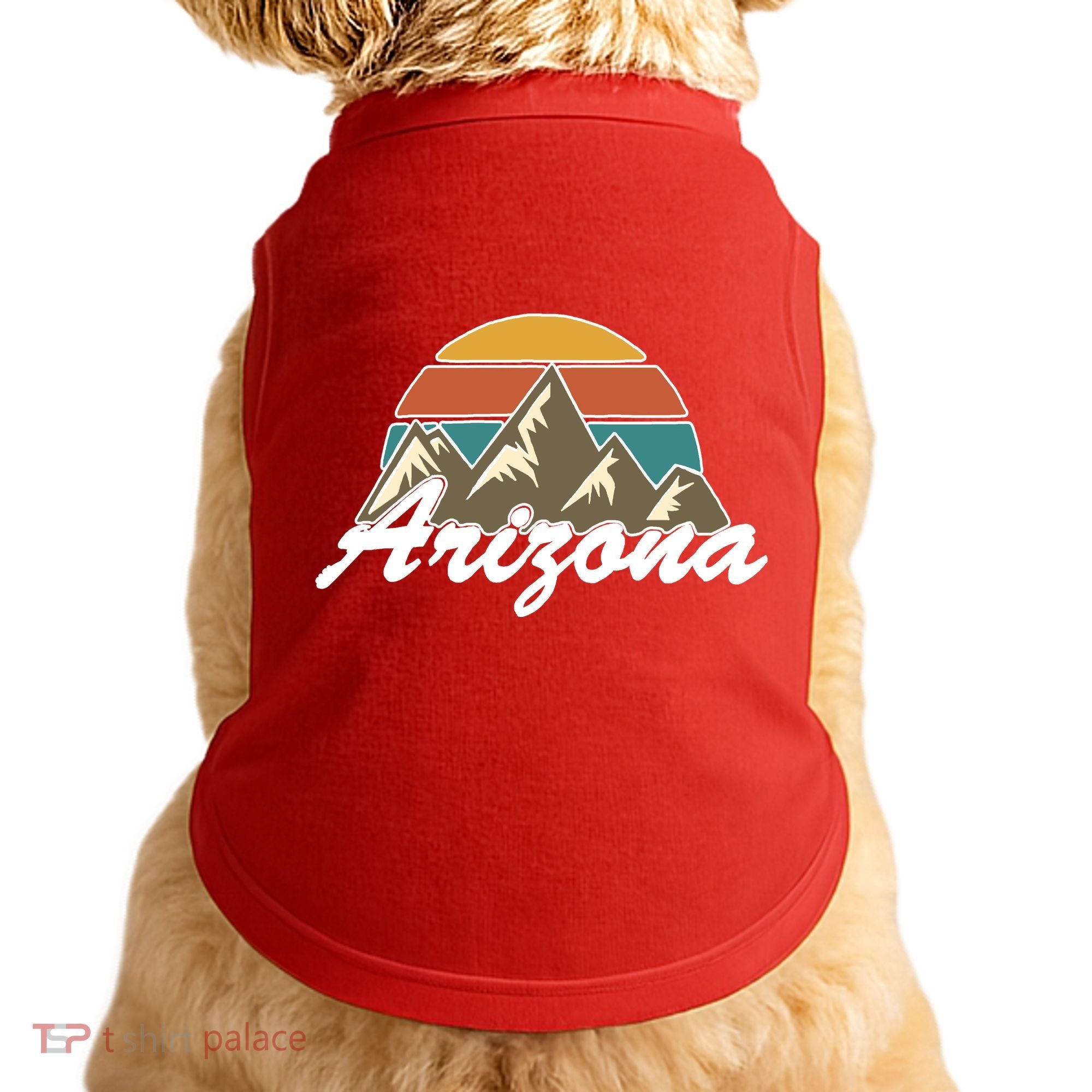 Arizona Retro AZ Mountain Doggie Tank
