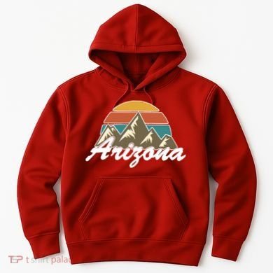 Arizona Retro AZ Mountain Hoodie