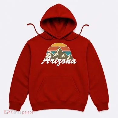Arizona Retro AZ Mountain Hoodie