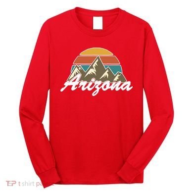 Arizona Retro AZ Mountain Long Sleeve Shirt