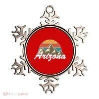 Arizona Retro AZ Mountain Ornament thumb 0