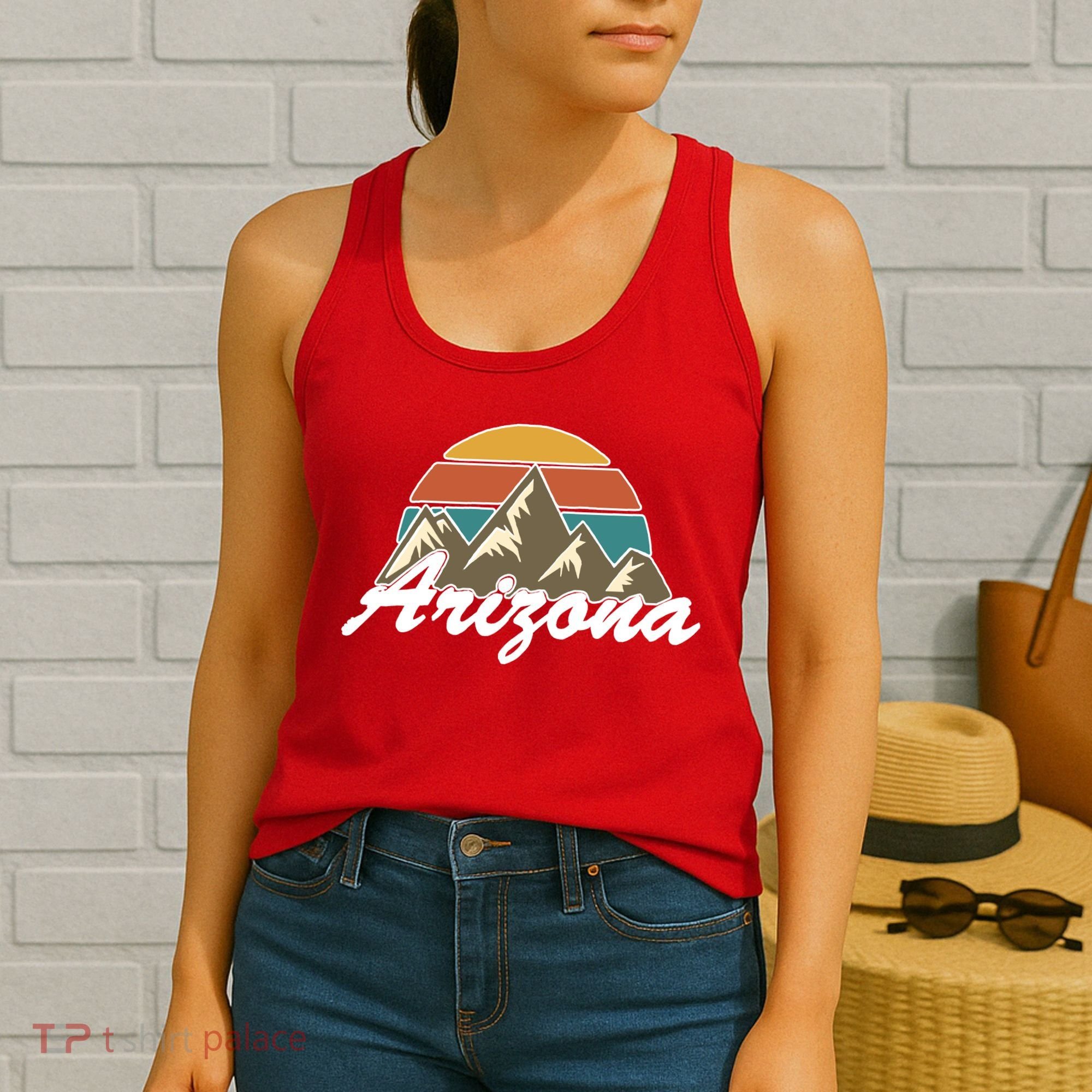 Arizona Retro AZ Mountain Women's Tank Top