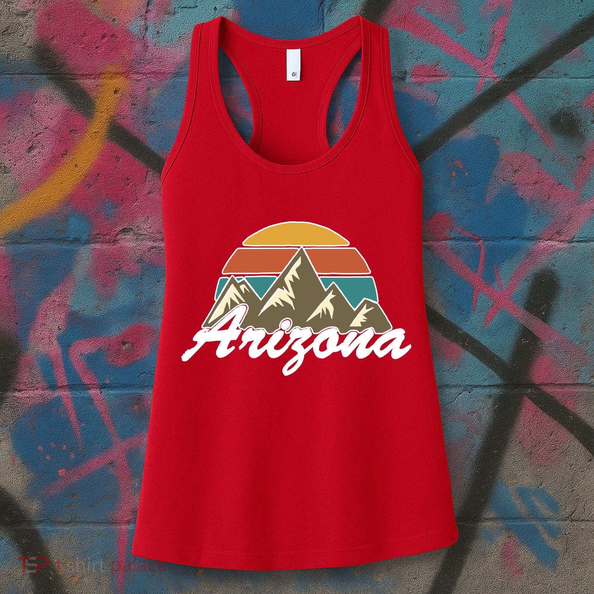 Arizona Retro AZ Mountain Women's Tank Top