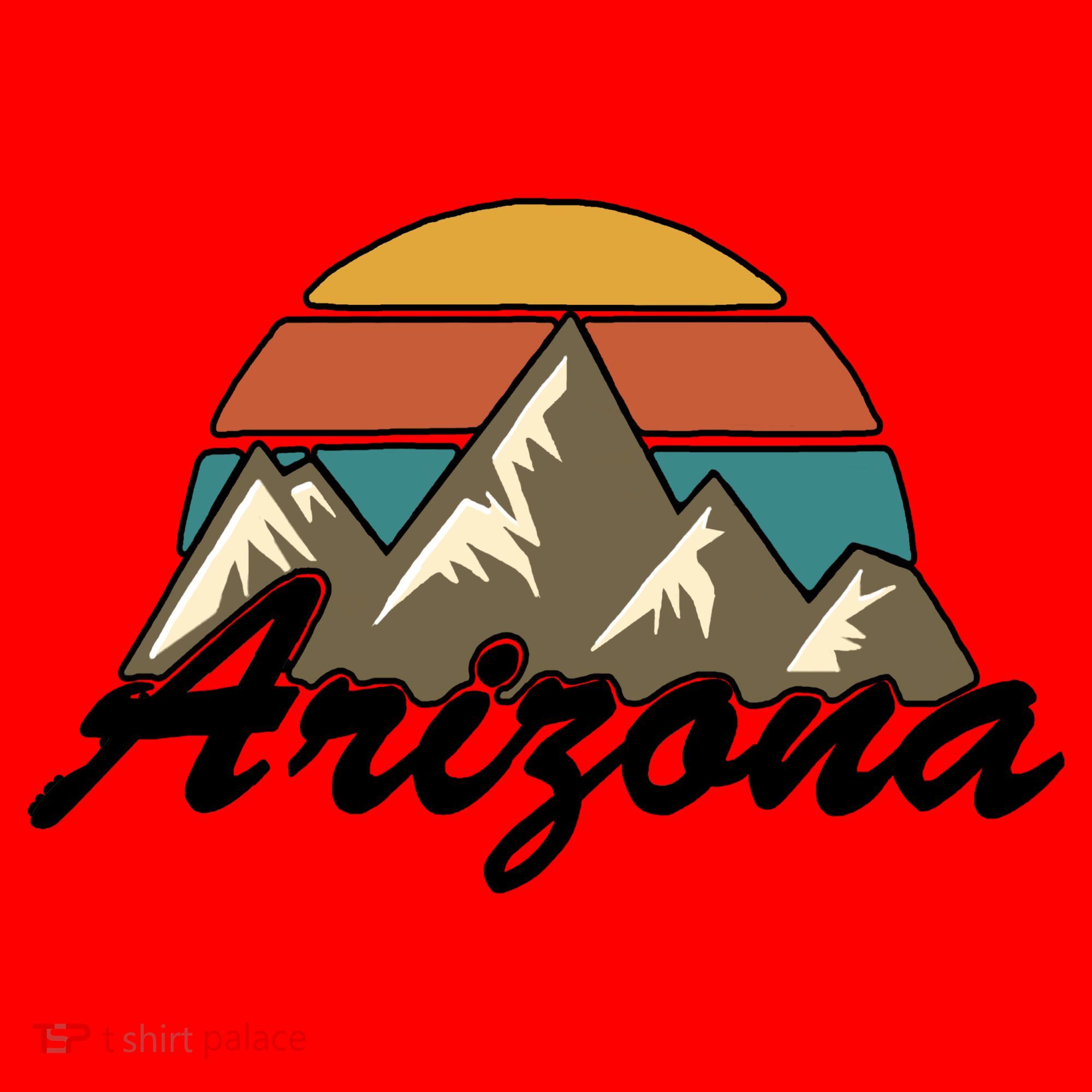 Arizona Retro AZ Mountain Santa Hat