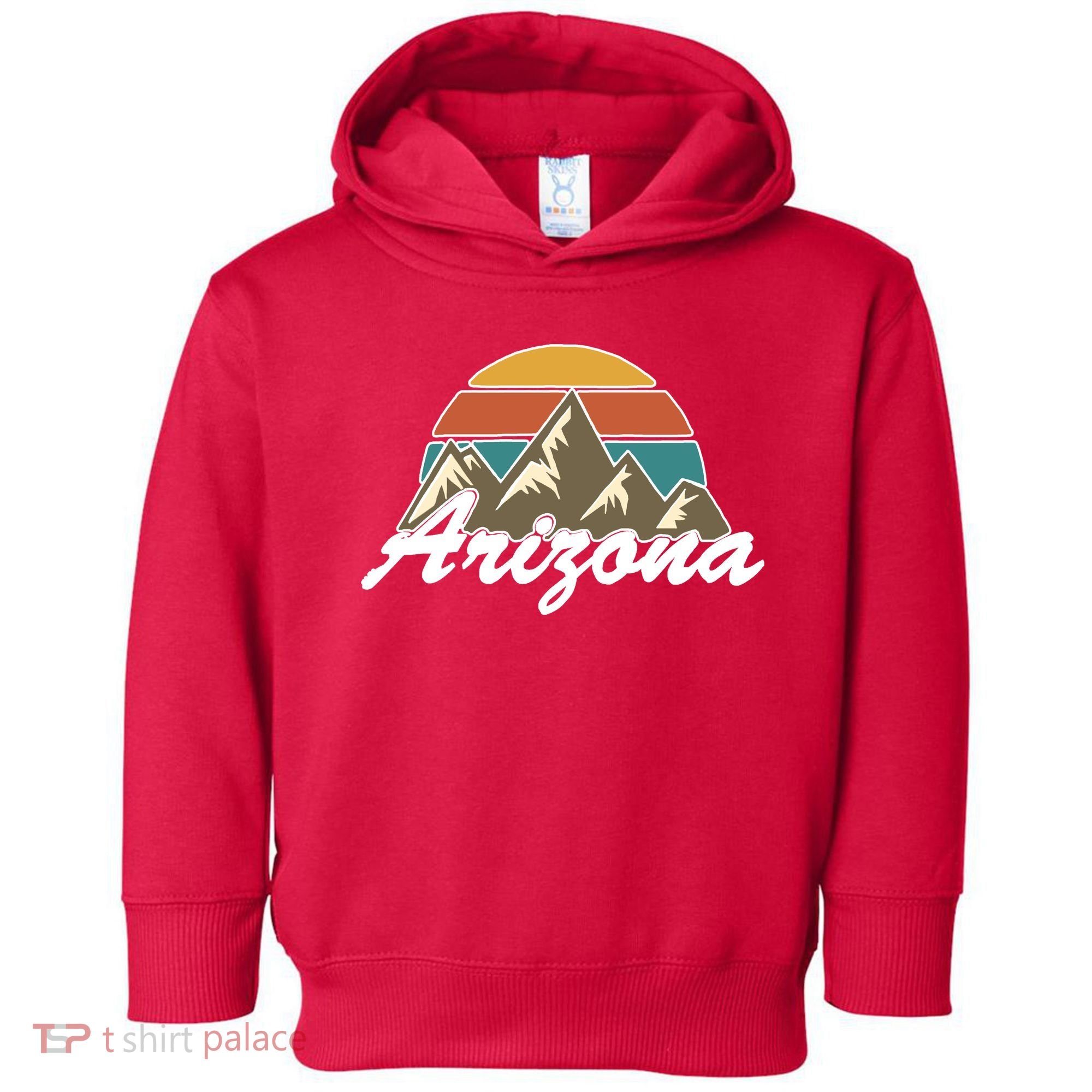 Arizona Retro AZ Mountain Toddler Hoodie