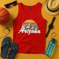 Arizona Retro AZ Mountain Tank Top thumb 4