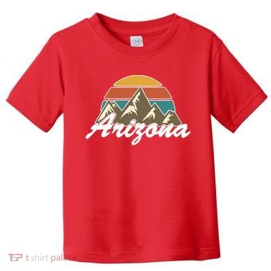 Arizona Retro AZ Mountain Toddler T-Shirt
