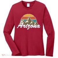 Arizona Retro AZ Mountain Women's Long Sleeve Shirt thumb 0