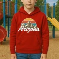 Arizona Retro AZ Mountain Kids Hoodie thumb 2