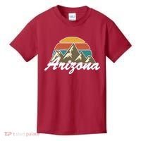 Arizona Retro AZ Mountain Kids T-Shirt thumb 0