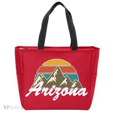 Arizona Retro AZ Mountain Tote Bag