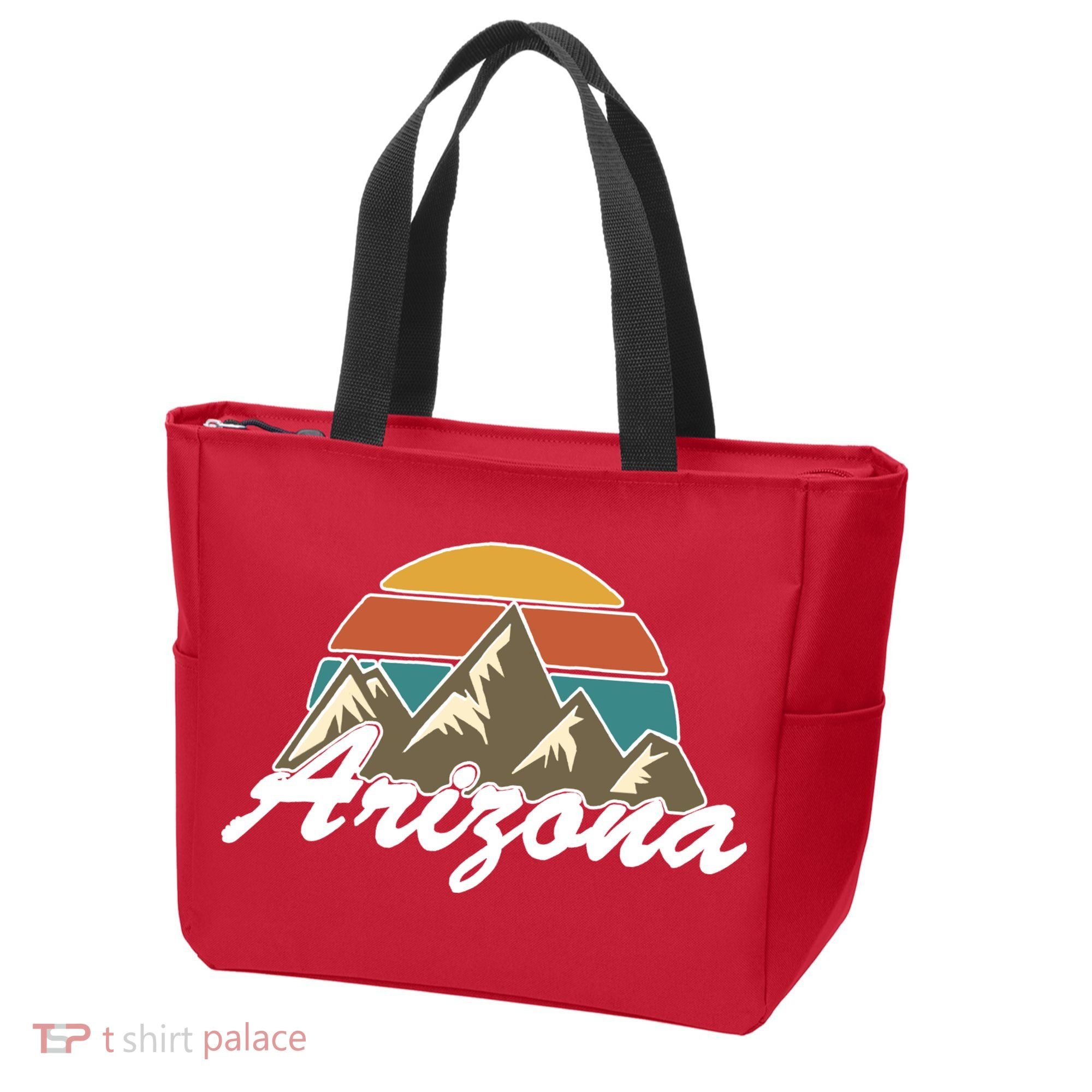 Arizona Retro AZ Mountain Tote Bag