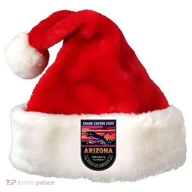 Arizona State Emblem Santa Hat