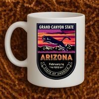 Arizona State Emblem Coffee Mug thumb 2