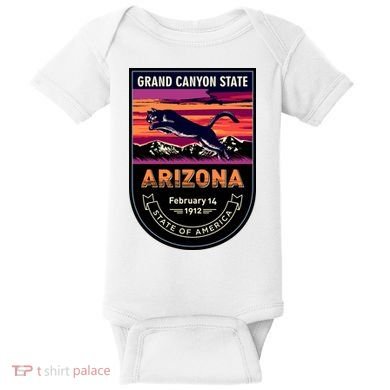 Arizona State Emblem Baby Bodysuit