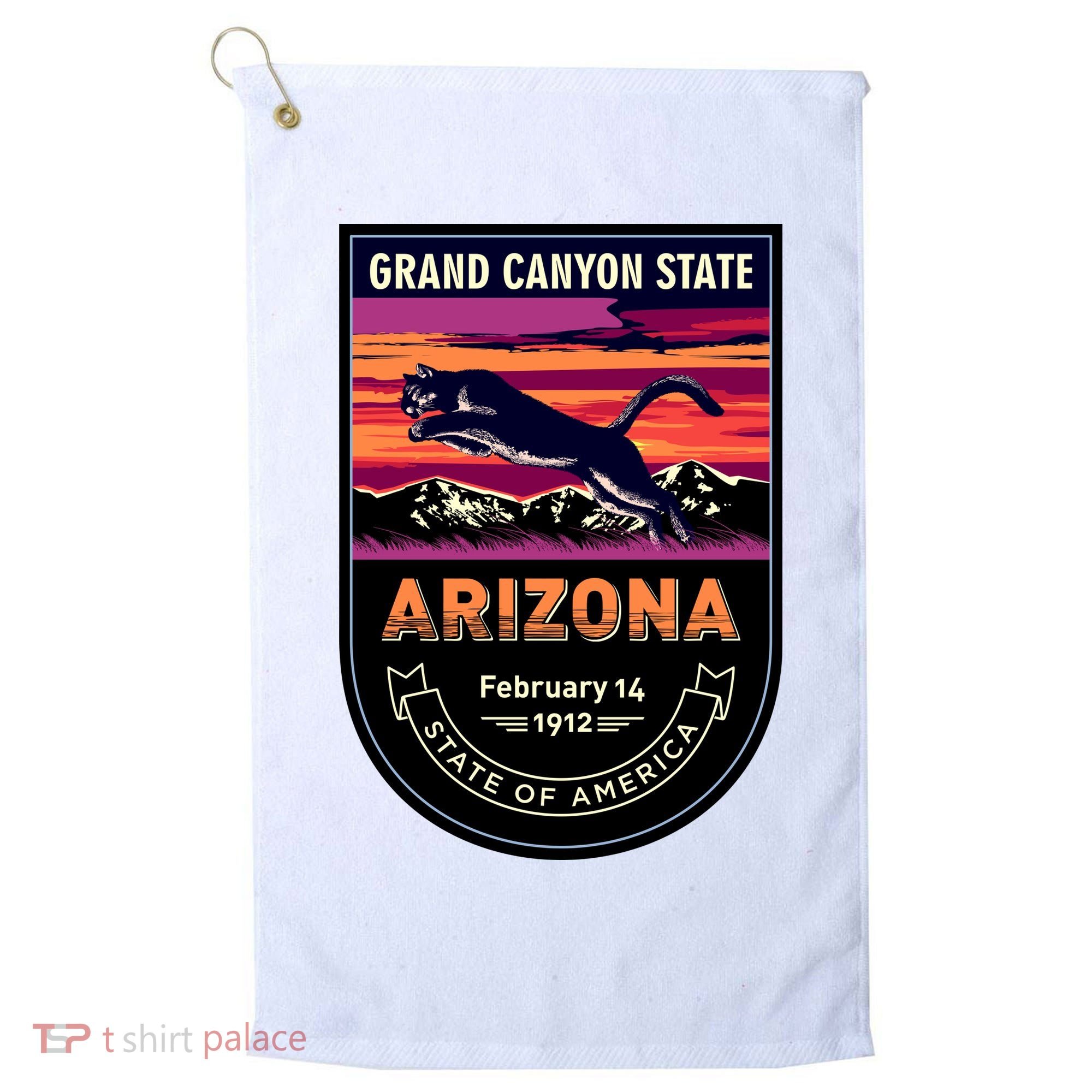 Arizona State Emblem Golf Towel