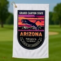 Arizona State Emblem Golf Towel thumb 1