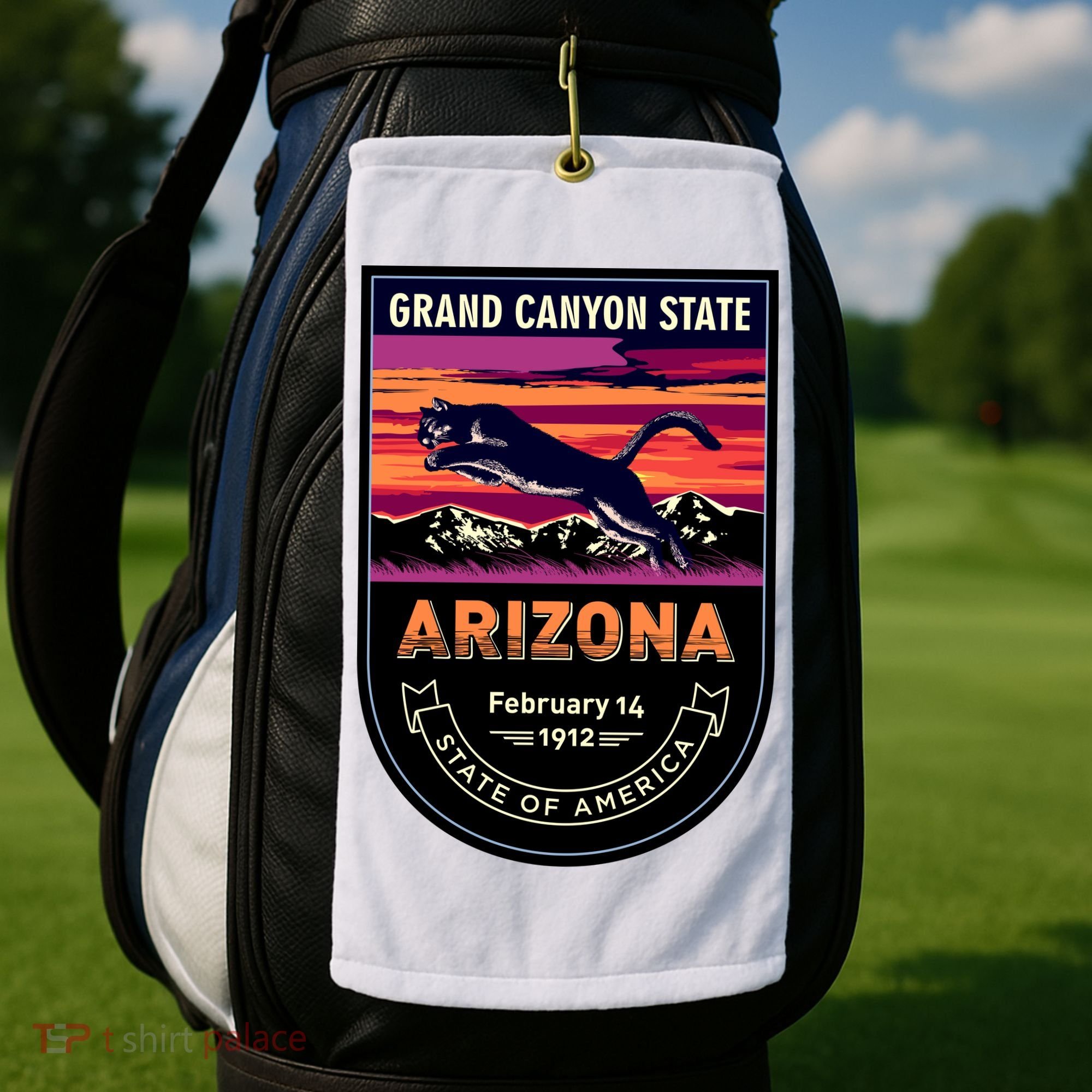 Arizona State Emblem Golf Towel