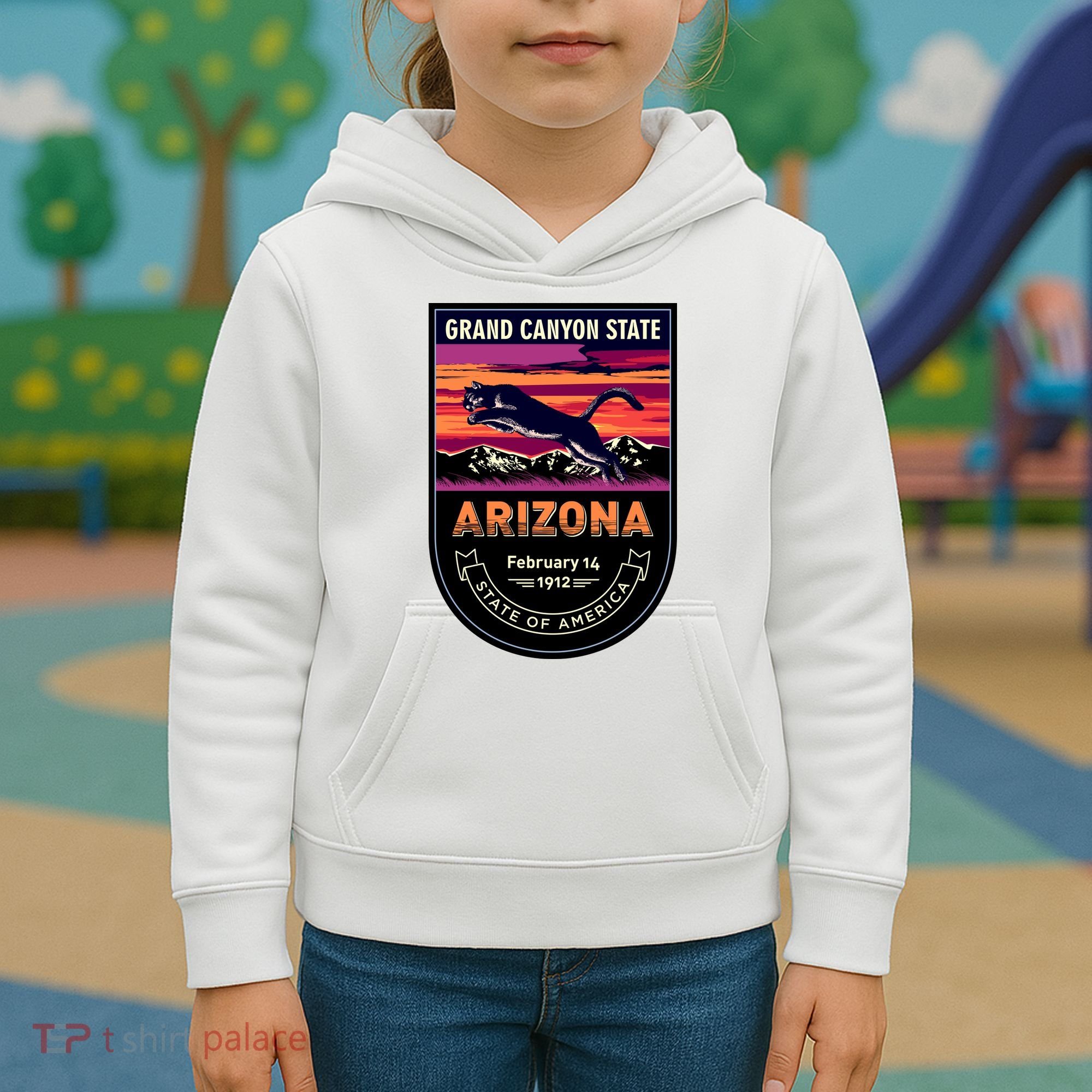 Arizona State Emblem Kids Hoodie