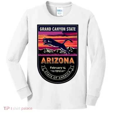 Arizona State Emblem Kids Long Sleeve Shirt
