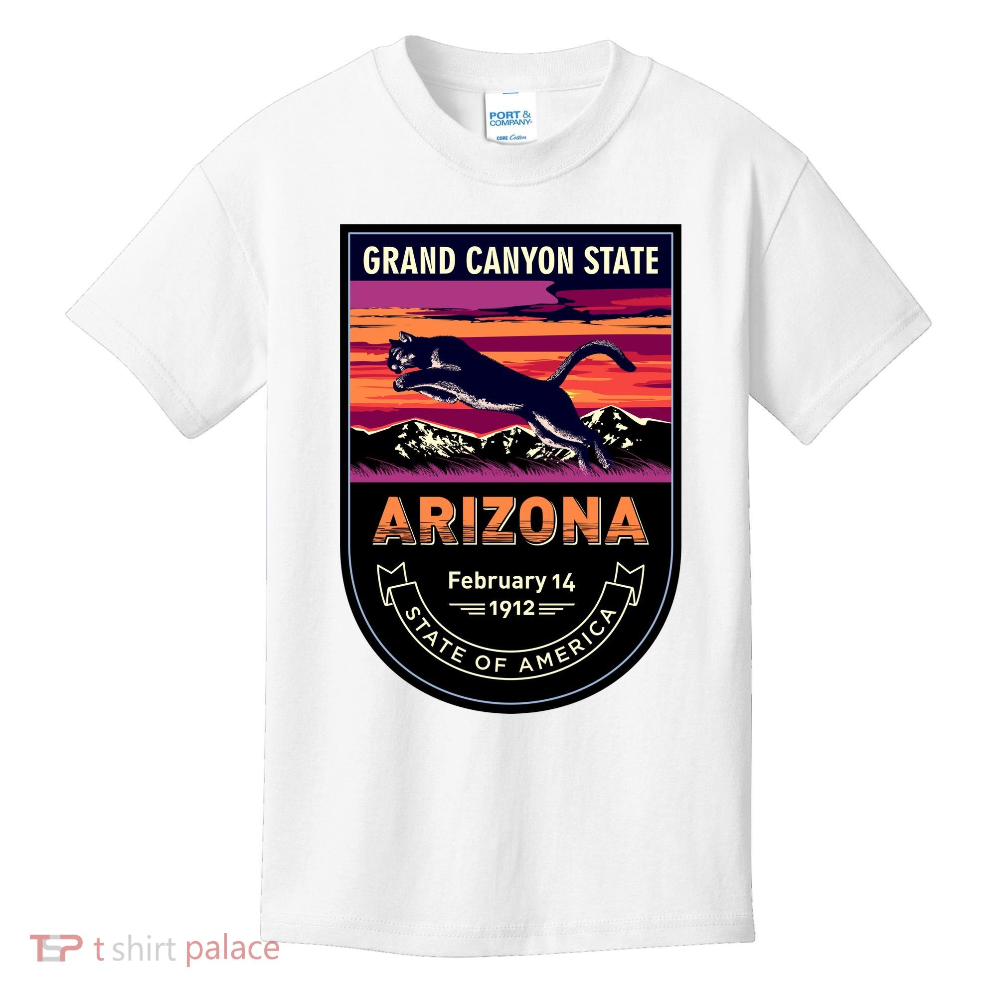 Arizona State Emblem Kids T-Shirt