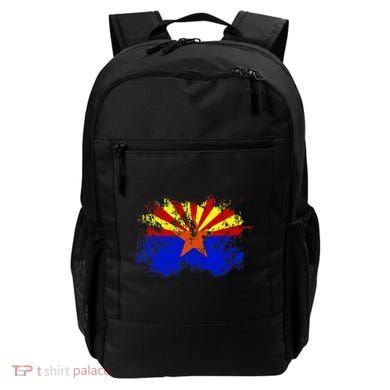 Arizona State Flag Grunge Backpack