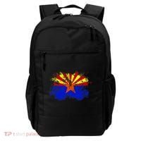 Arizona State Flag Grunge Backpack thumb 0