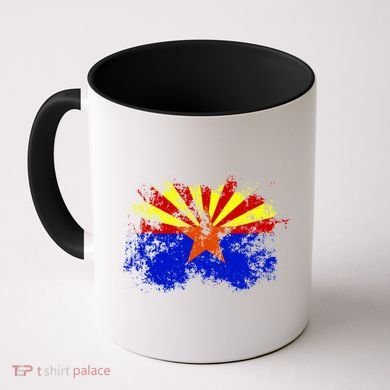 Arizona State Flag Grunge Coffee Mug