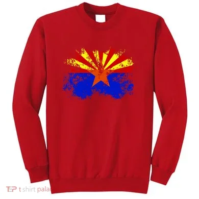 Arizona State Flag Grunge Sweatshirt