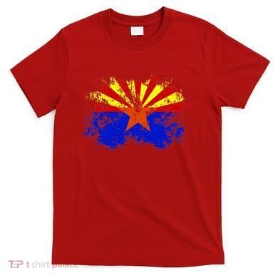Arizona State Flag Grunge T-Shirt