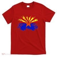 Arizona State Flag Grunge T-Shirt thumb 0