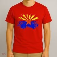 Arizona State Flag Grunge T-Shirt thumb 3